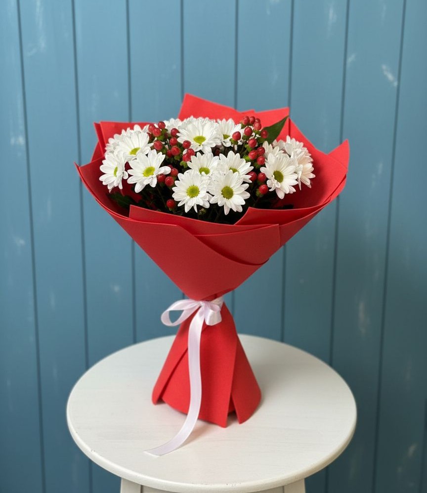 Букет цветов из: Хризантемы в Кошехабльском