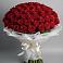Букет 101 Красная роза Блэк Мэджик в Кошехабльском