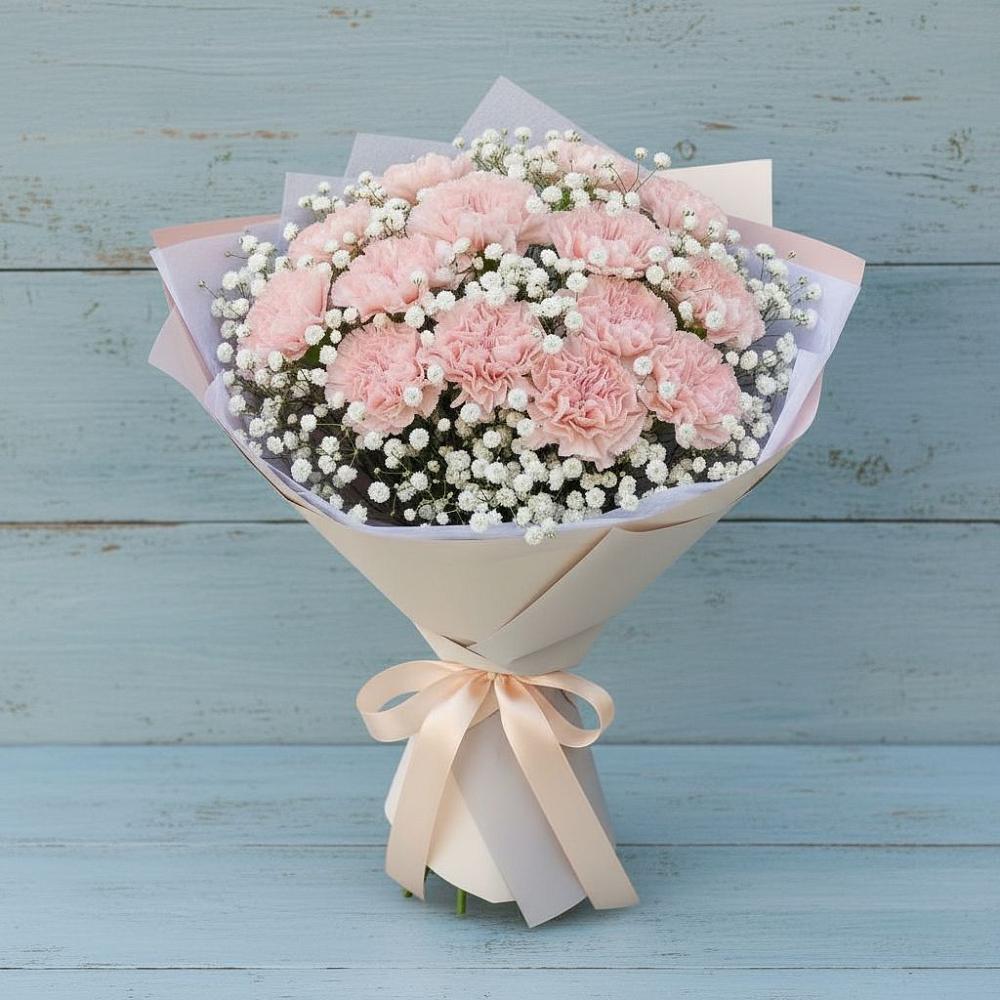 Букет цветов из: Гвоздики в Кошехабльском