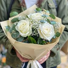 Букет Нежные грёзы в Кошехабльском Букет цветов из: Розы в Кошехабльском