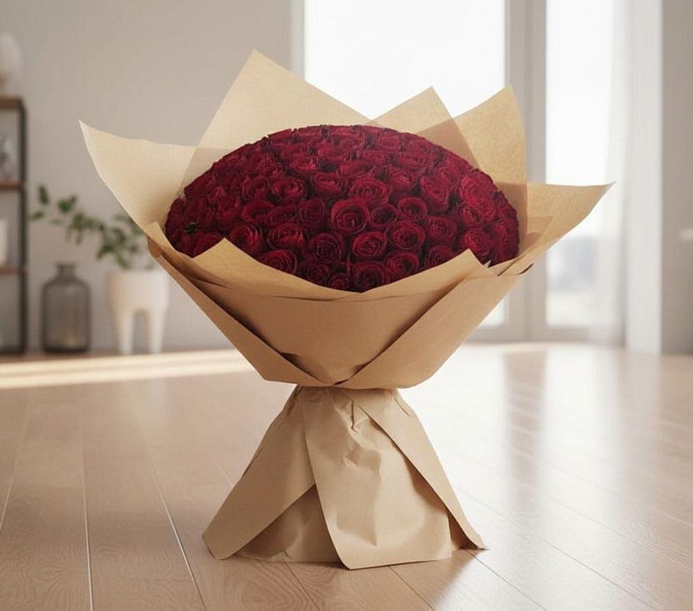 Букет 101 Красная роза в Кошехабльском