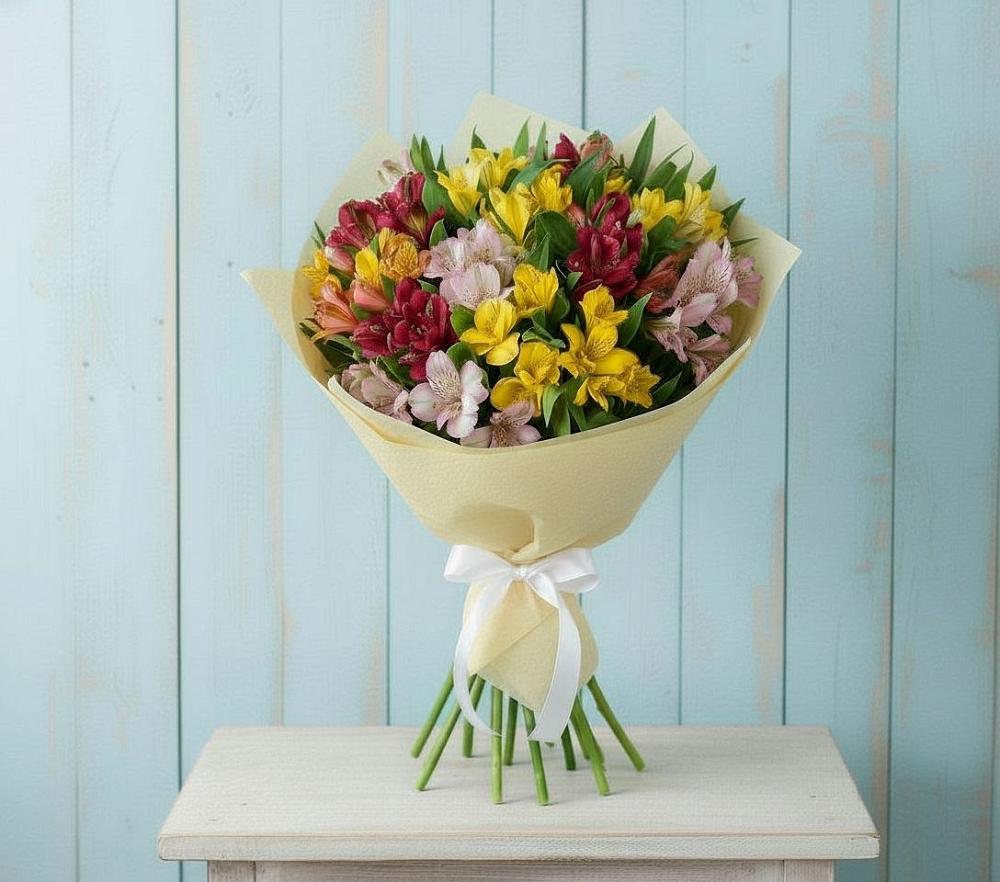 Букет цветов из: Альстромерии в Кошехабльском