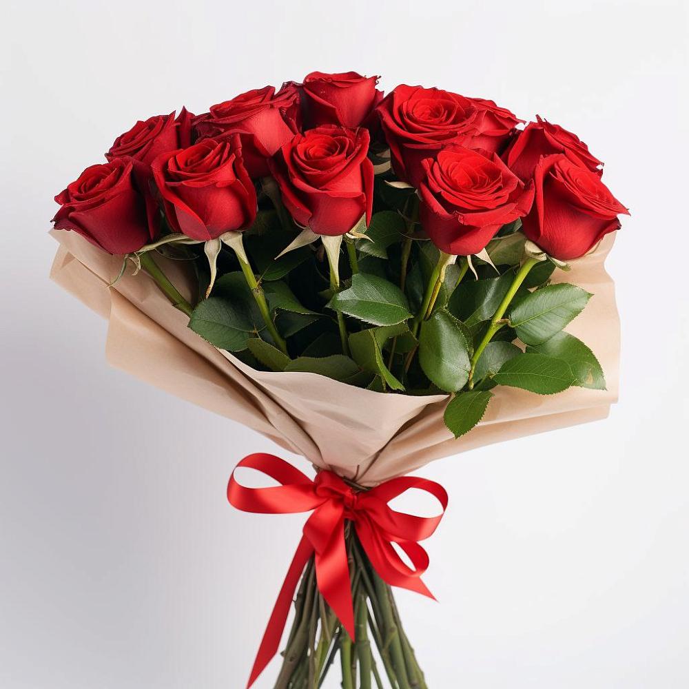 Букет 11 Красных роз Эдлесс Лав в Кошехабльском