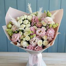Букет цветов из:  Альстромерии и Розы в Кошехабльском